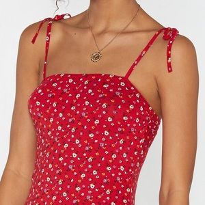 Nasty Gal’s Leaf It To Me Floral Mini Dress